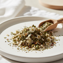 Dried hawthorn flower and leaves cut and sifted - premium botanical herb