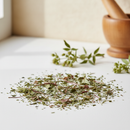 Dried geranium herb robert leaves cut and sifted - premium European botanical herb