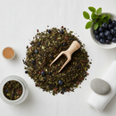 Bilberry leaves cut and sifted, dried botanical herb
