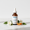 Genestra A Mulsion Vitamin A liquid dropper bottle on marble surface