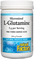 Natural Factors Micronized L-Glutamine   5 g  300 g Powder