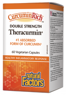 Natural Factors Theracurmin® CurcuminRich™  Double Strength    60 Vegetarian Capsules