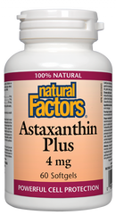 Natural Factors Astaxanthin Plus  4 mg  60 Softgels