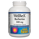 Natural Factors Berberine  500 mg  120 Vegetarian Capsules