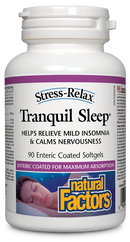 Natural Factors Tranquil Sleep   90 Enteric Coated Softgels