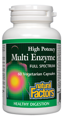 Natural Factors Multi Enzyme High Potency Full Spectrum   60 Vegetarian Capsules