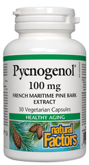 Natural Factors Pycnogenol  100 mg  30 Vegetarian Capsules