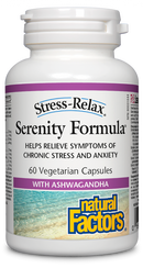 Natural Factors Serenity Formula®  with Ashwagandha    125 mg